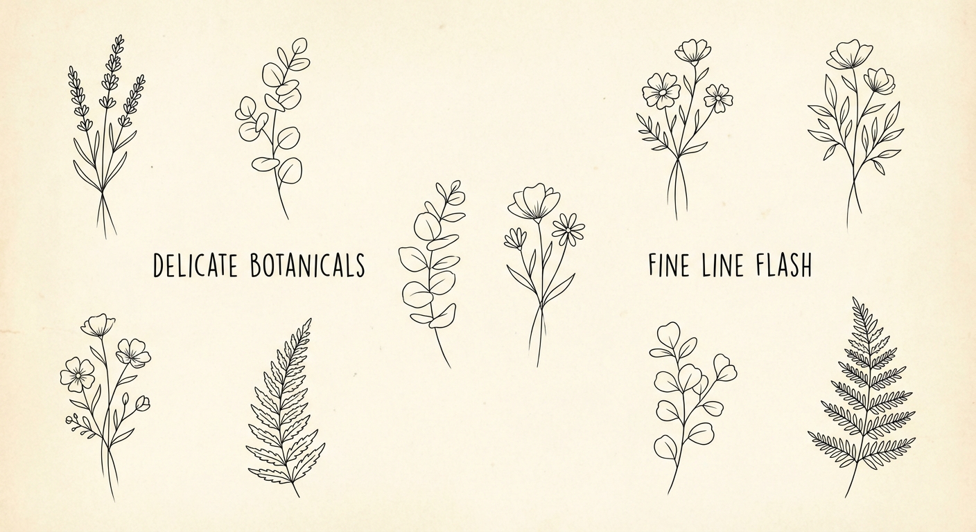 Тату в стиле Минимализм — пример эскиза